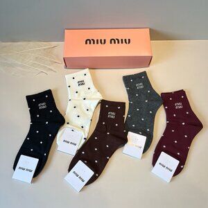 Miu Miu Pure Cotton Socks